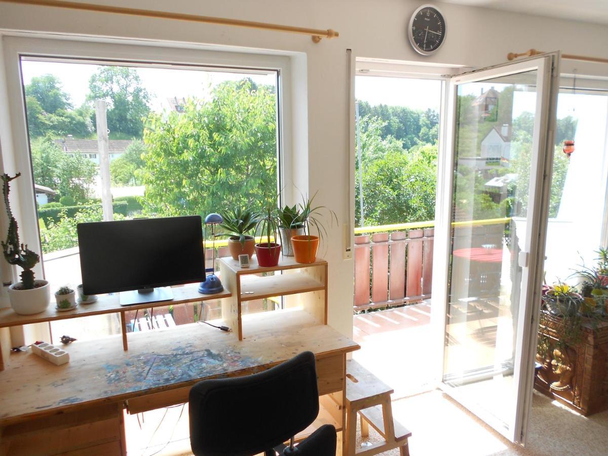 Grosses Zimmer Bad Kueche Wohnzimmer Terasse Garten Zentral Ruhig Landsberg am Lech Kültér fotó