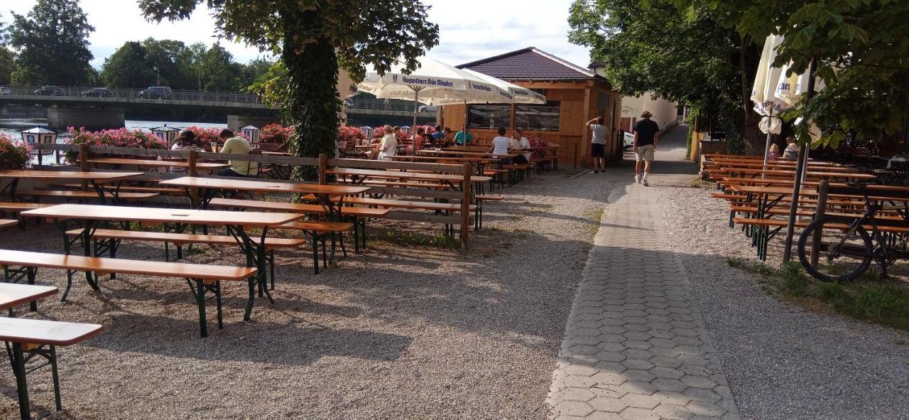 Grosses Zimmer Bad Kueche Wohnzimmer Terasse Garten Zentral Ruhig Landsberg am Lech Kültér fotó